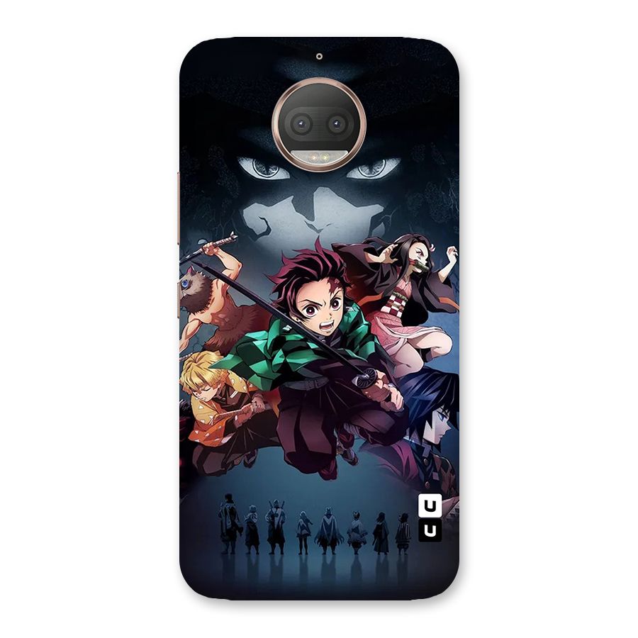 Team Demon Slayer Back Case for Moto G5s Plus
