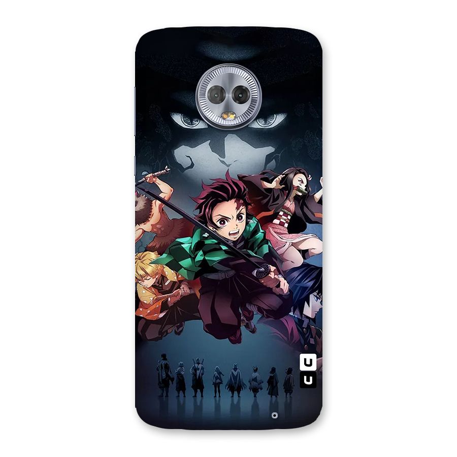 Team Demon Slayer Back Case for Moto G6 Plus
