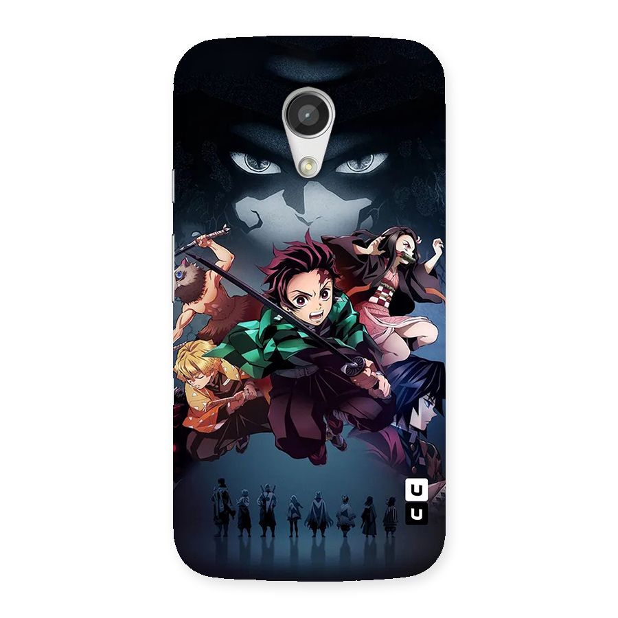 Team Demon Slayer Back Case for Moto G 2nd Gen