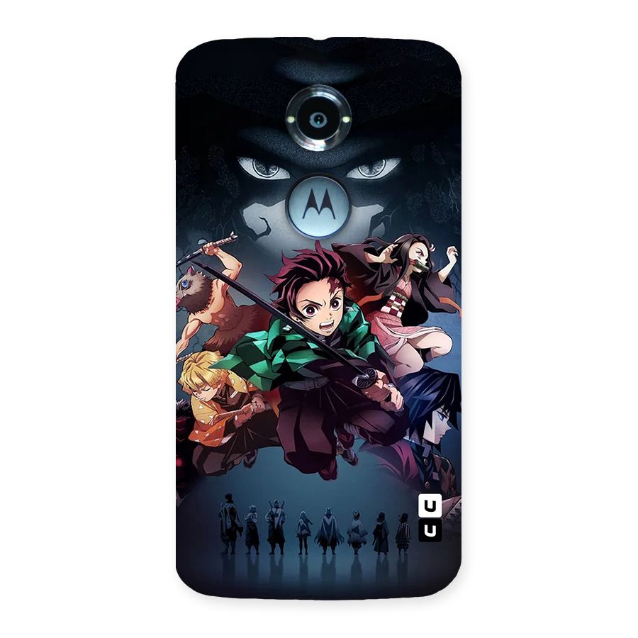 Team Demon Slayer Back Case for Moto X2