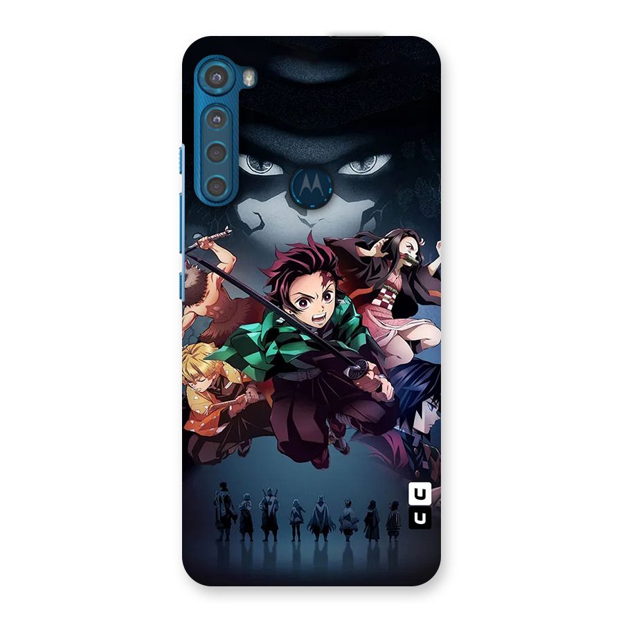 Team Demon Slayer Back Case for Motorola One Fusion Plus