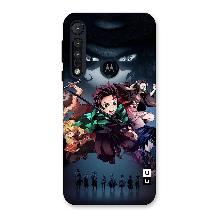 Team Demon Slayer Back Case for Motorola One Macro