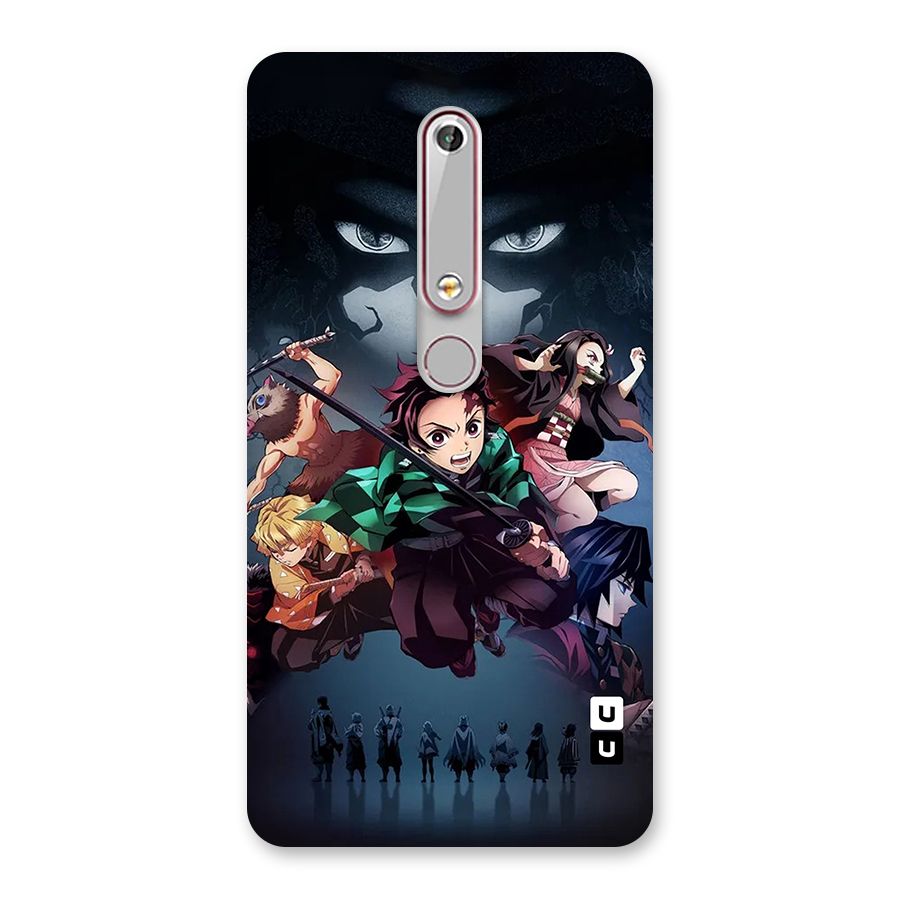 Team Demon Slayer Back Case for Nokia 6.1