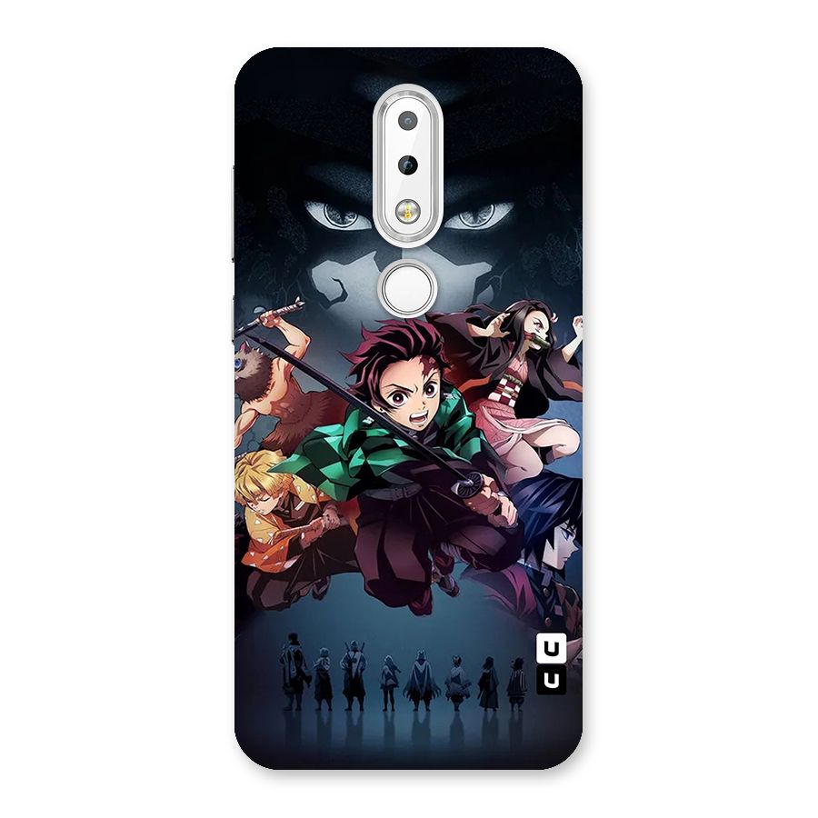 Team Demon Slayer Back Case for Nokia 6.1 Plus