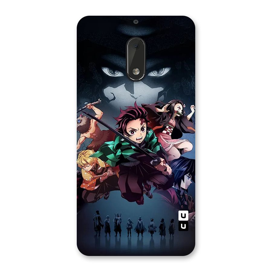 Team Demon Slayer Back Case for Nokia 6