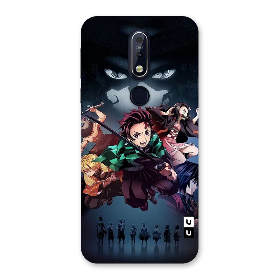 Team Demon Slayer Back Case for Nokia 7.1