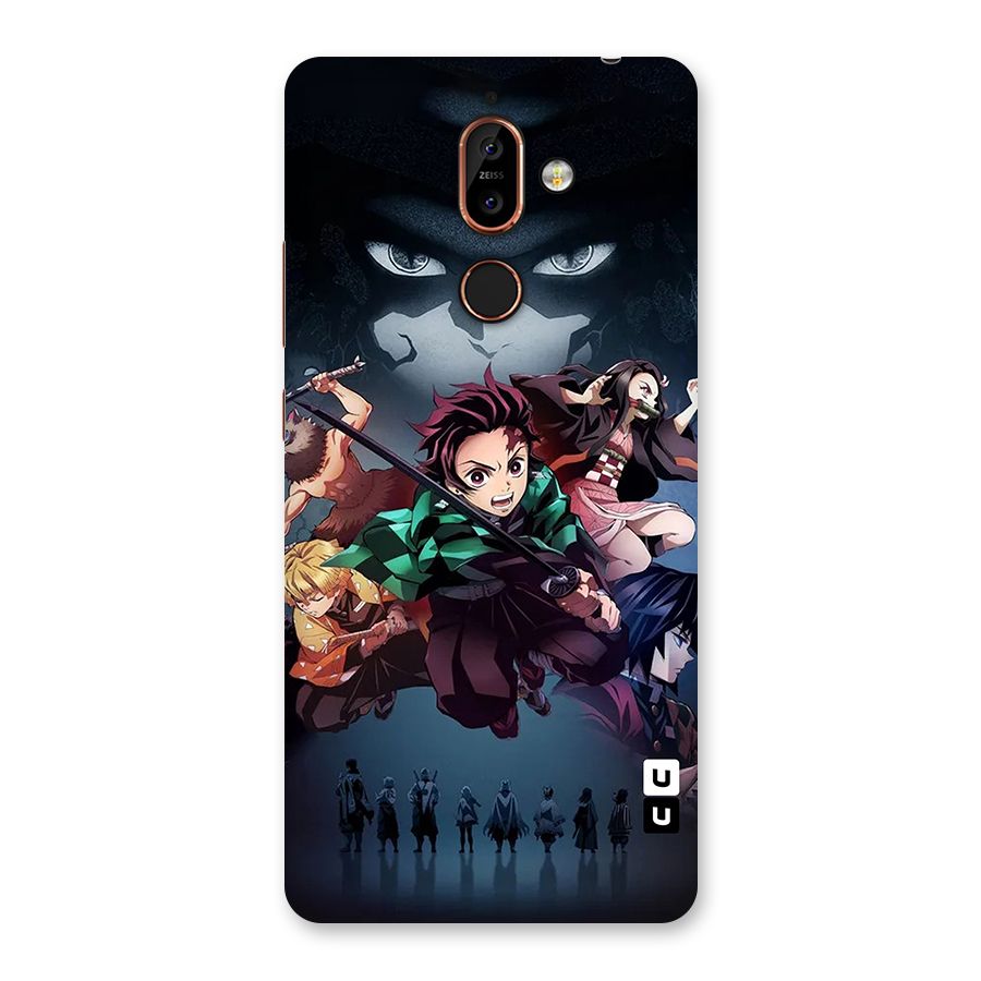 Team Demon Slayer Back Case for Nokia 7 Plus