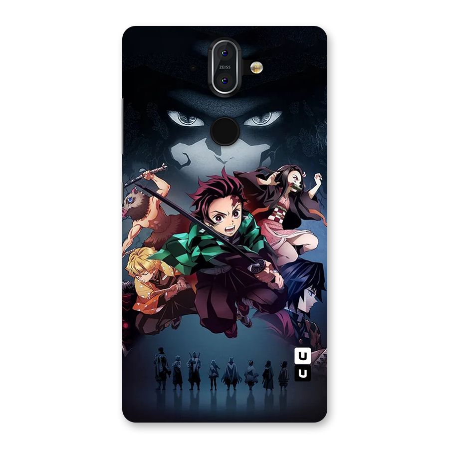 Team Demon Slayer Back Case for Nokia 8 Sirocco