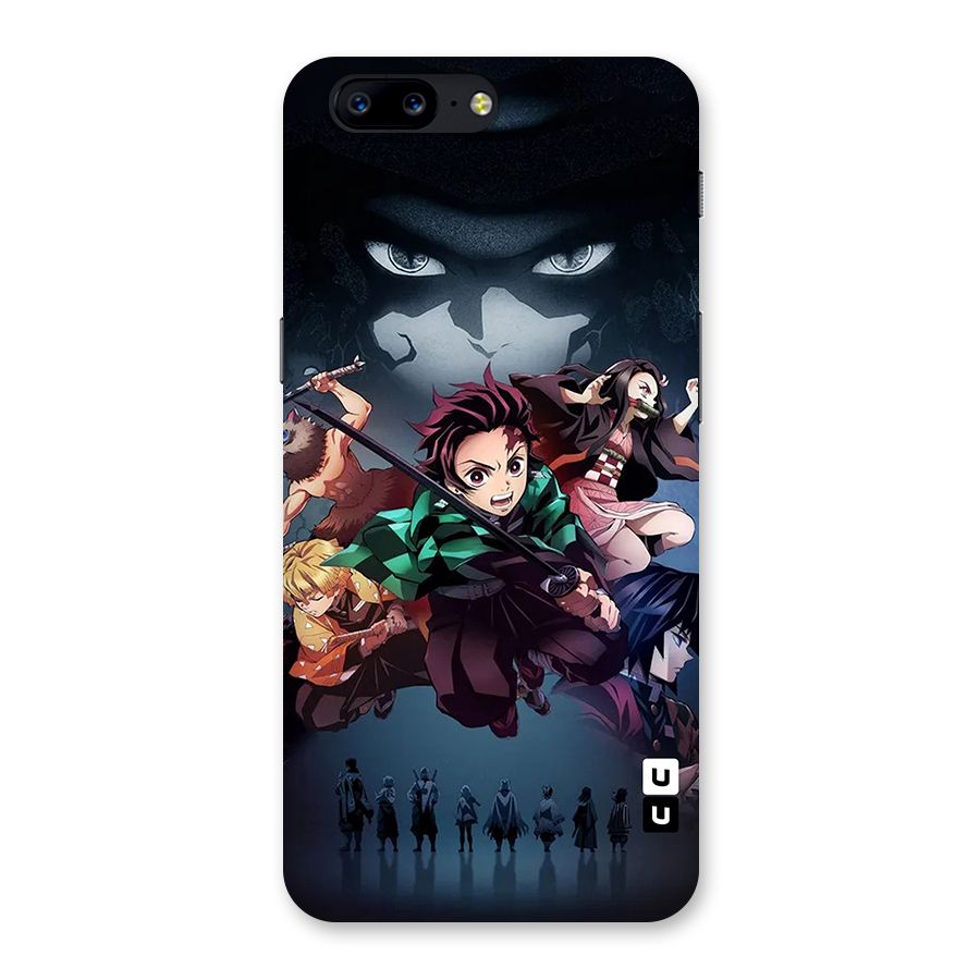 Team Demon Slayer Back Case for OnePlus 5