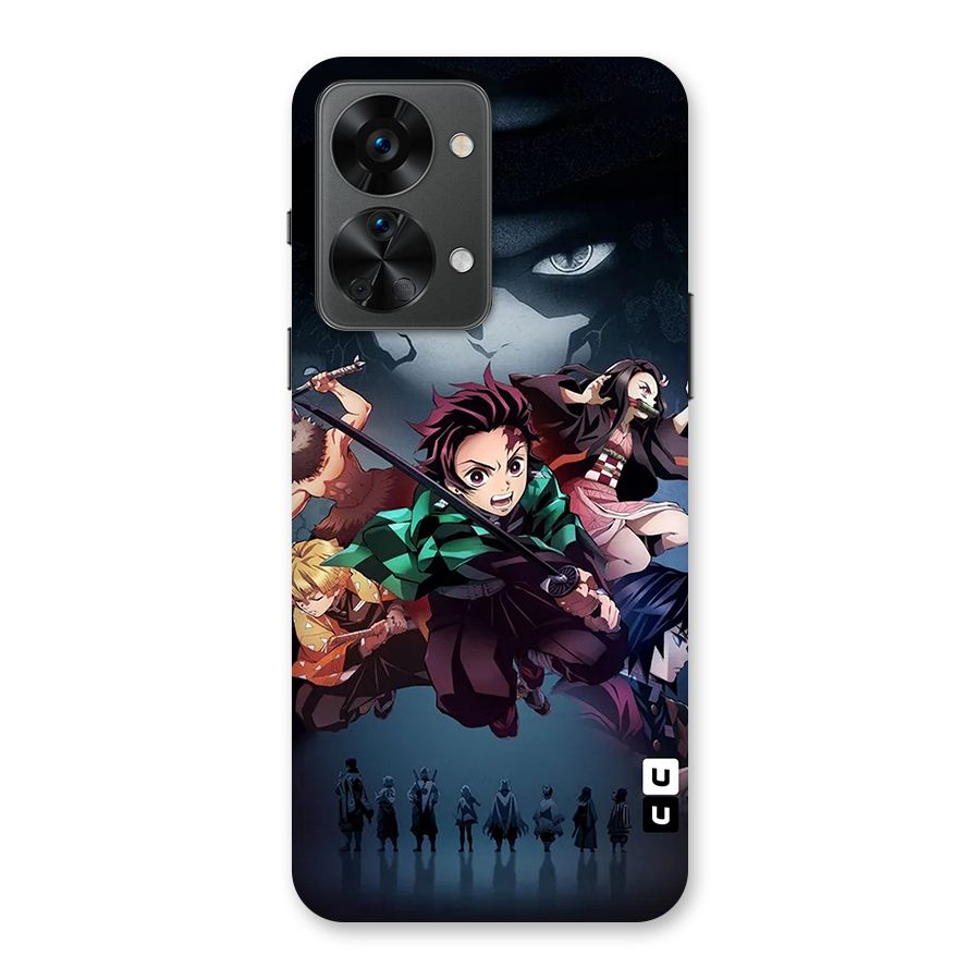 Team Demon Slayer Back Case for OnePlus Nord 2T
