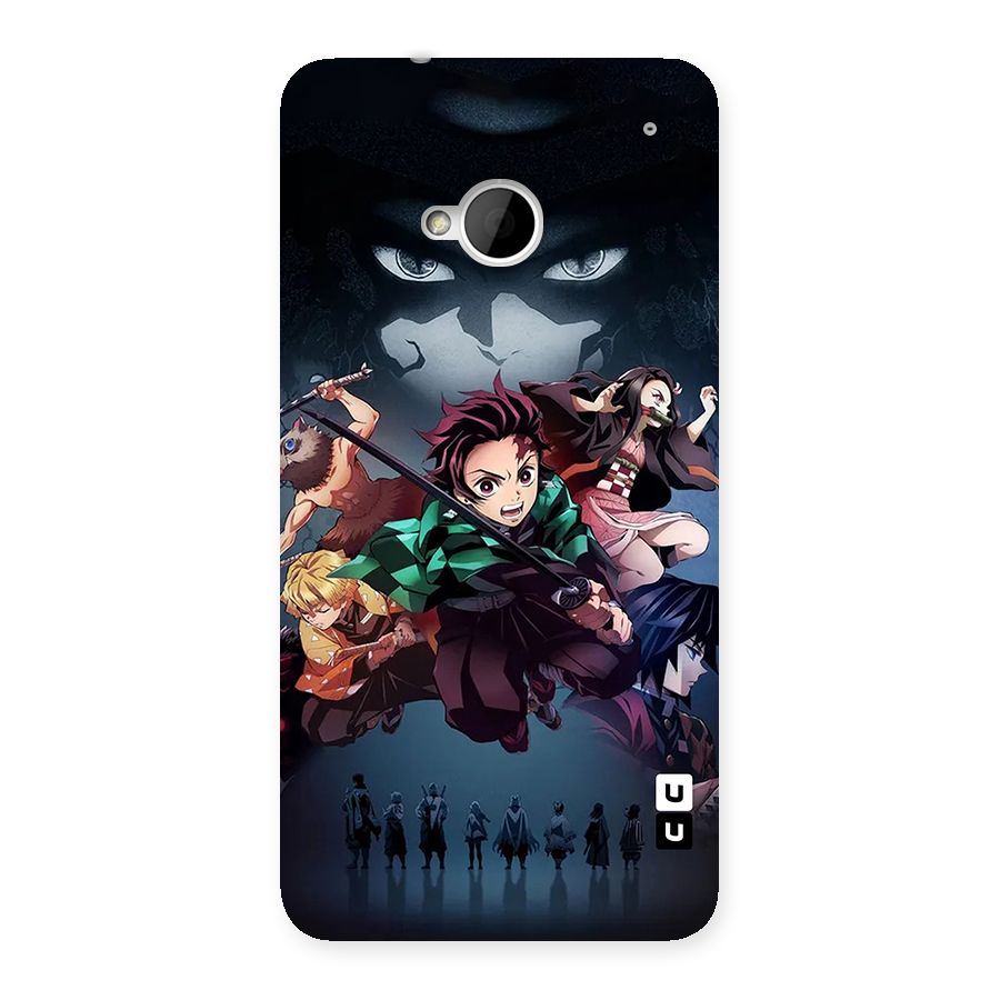 Team Demon Slayer Back Case for One M7 (Single Sim)
