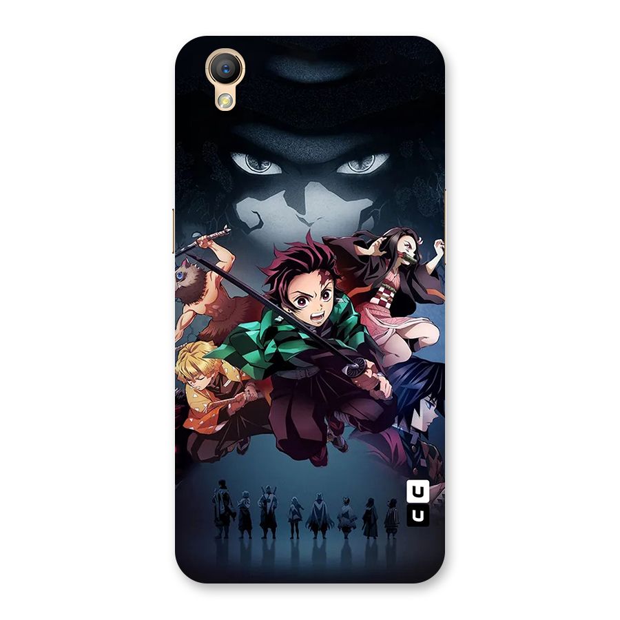 Team Demon Slayer Back Case for Oppo A37