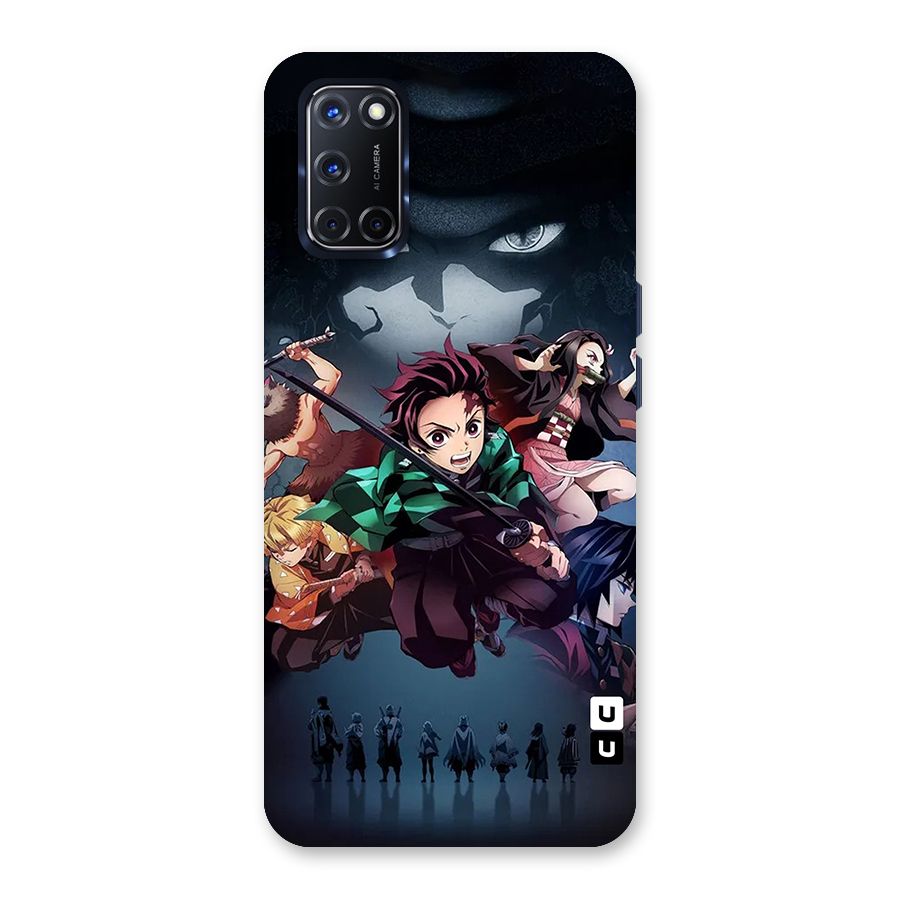 Team Demon Slayer Back Case for Oppo A52