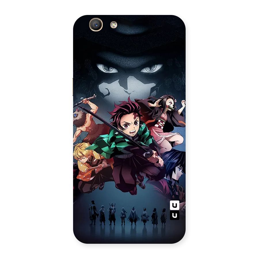 Team Demon Slayer Back Case for Oppo A59