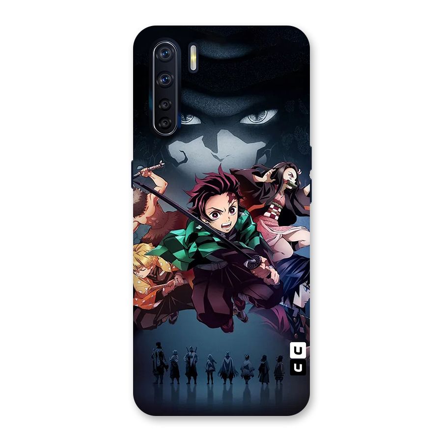 Team Demon Slayer Back Case for Oppo F15
