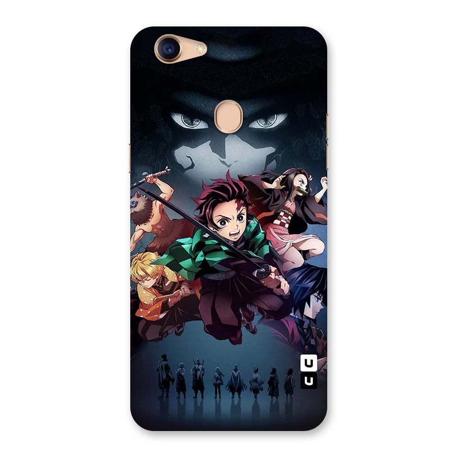 Team Demon Slayer Back Case for Oppo F5