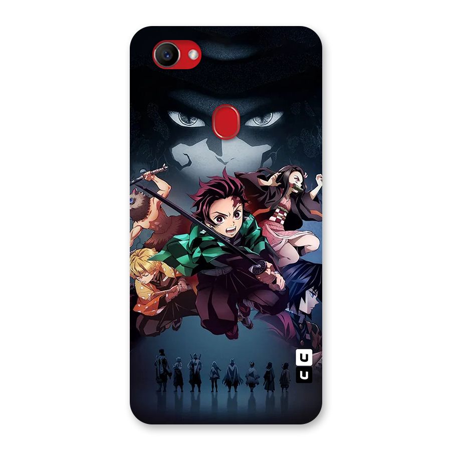 Team Demon Slayer Back Case for Oppo F7
