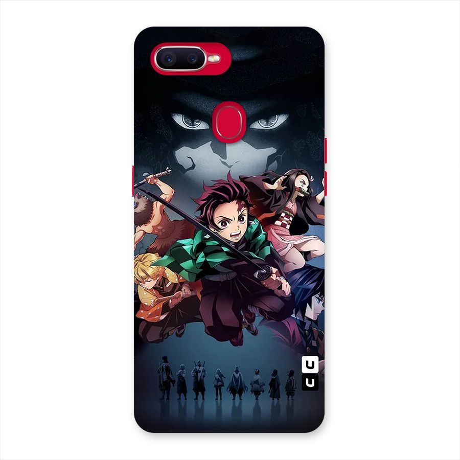 Team Demon Slayer Back Case for Oppo F9 Pro