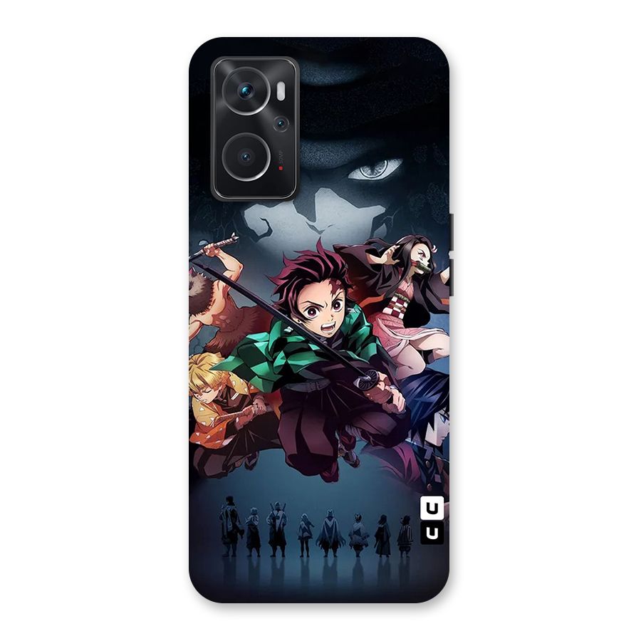 Team Demon Slayer Back Case for Oppo K10 4G