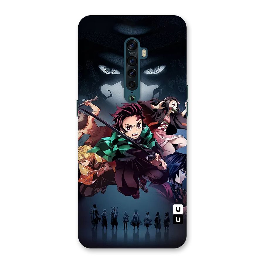 Team Demon Slayer Back Case for Oppo Reno2