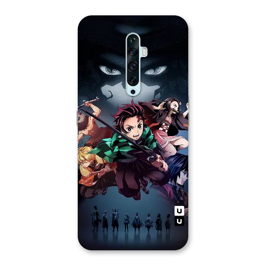 Team Demon Slayer Back Case for Oppo Reno2 Z