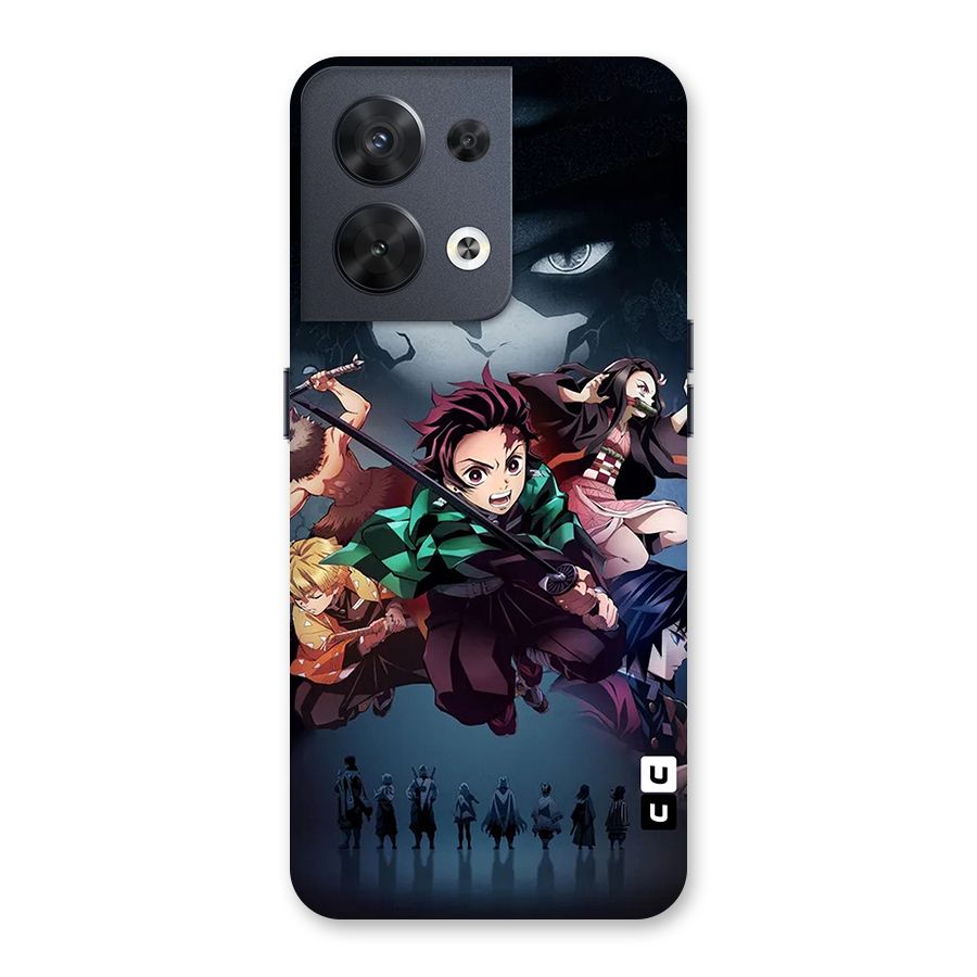 Team Demon Slayer Back Case for Oppo Reno8 5G