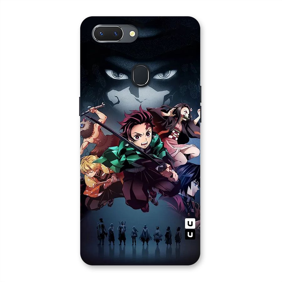 Team Demon Slayer Back Case for Realme 2