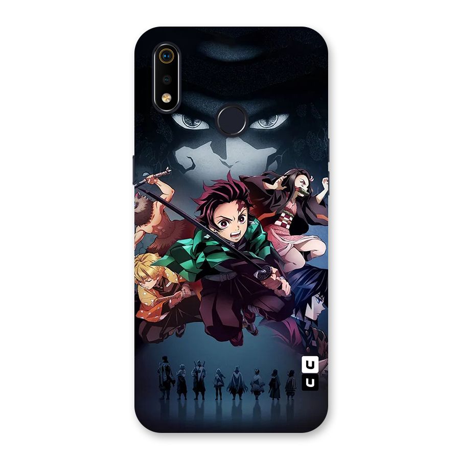 Team Demon Slayer Back Case for Realme 3i