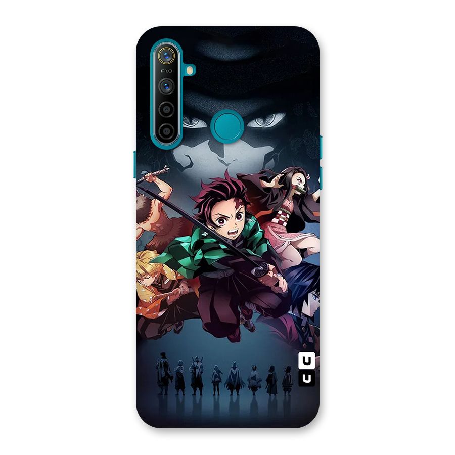 Team Demon Slayer Back Case for Realme 5i