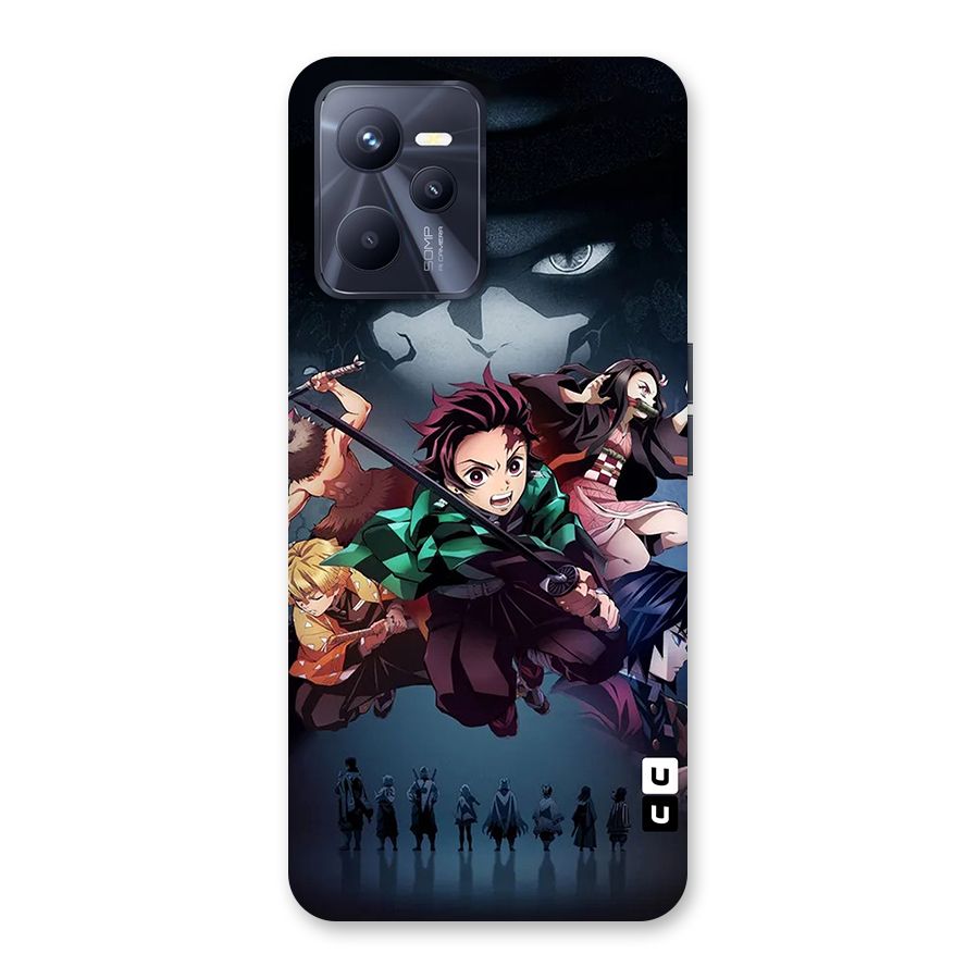 Team Demon Slayer Back Case for Realme C35