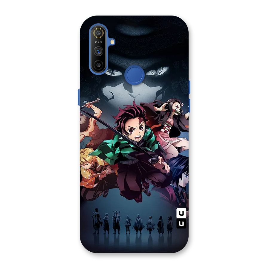 Team Demon Slayer Back Case for Realme Narzo 10A