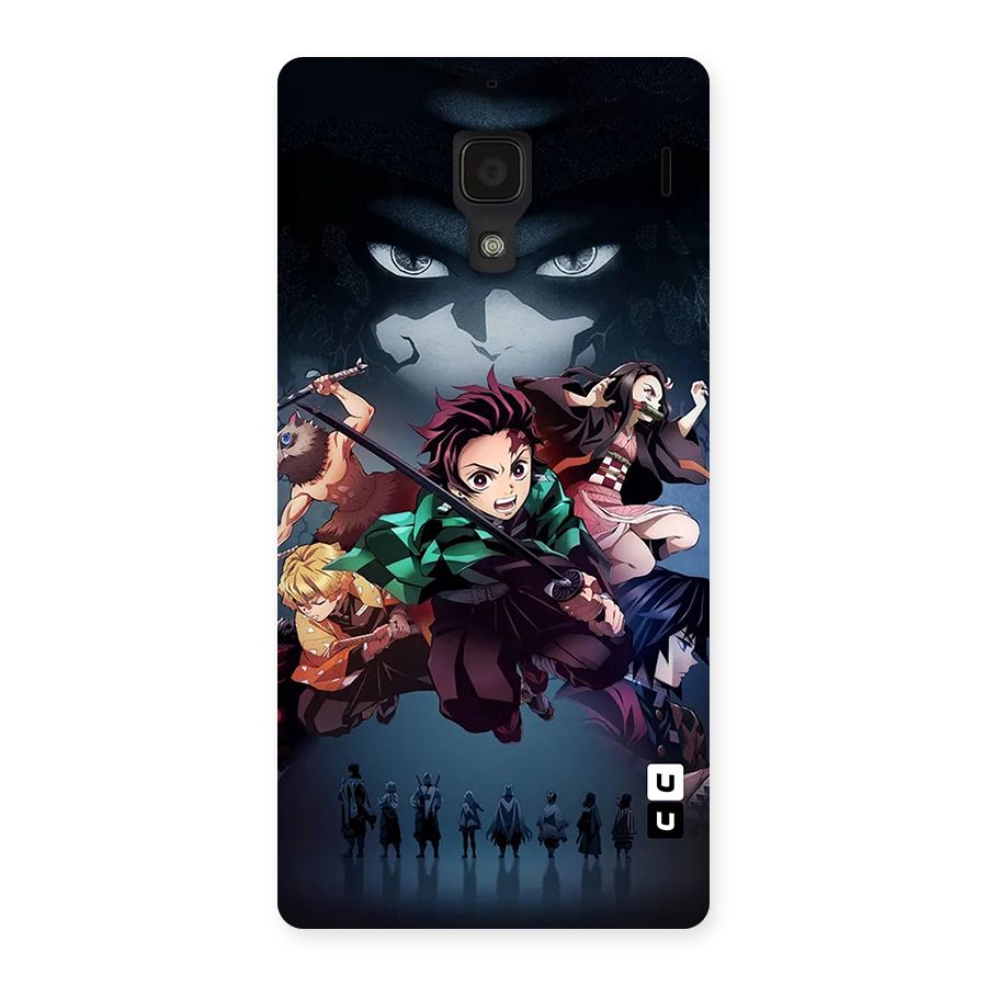 Team Demon Slayer Back Case for Redmi 1s