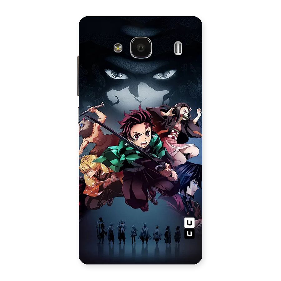 Team Demon Slayer Back Case for Redmi 2