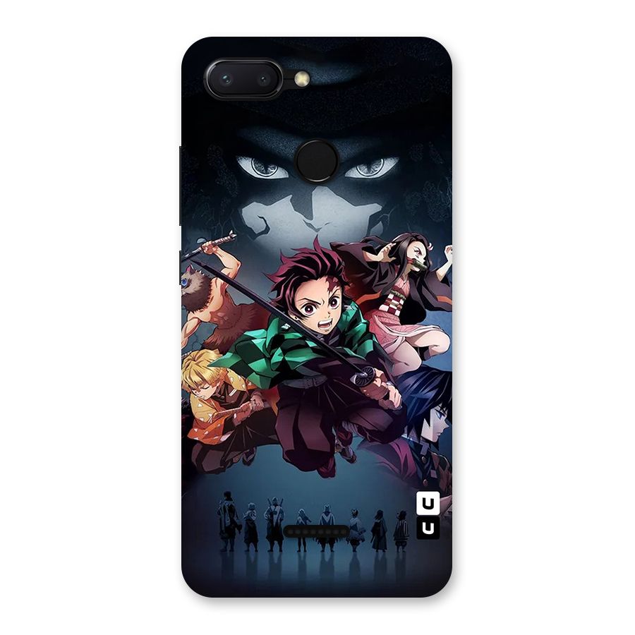 Team Demon Slayer Back Case for Redmi 6