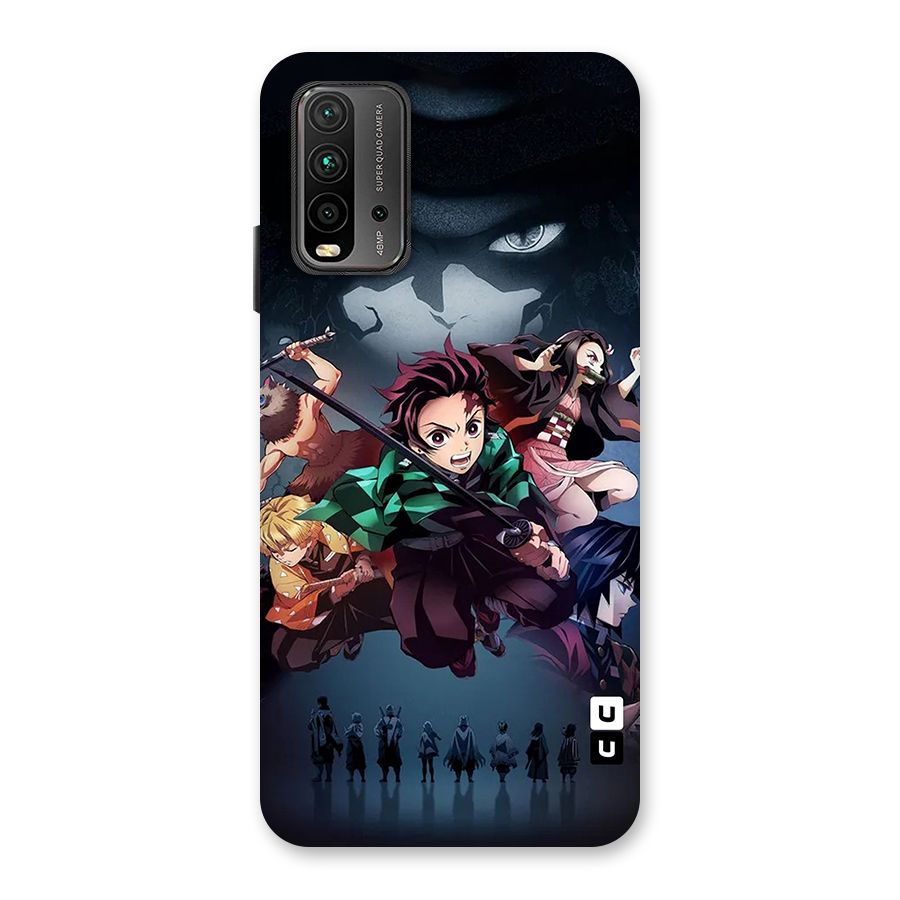 Team Demon Slayer Back Case for Redmi 9 Power