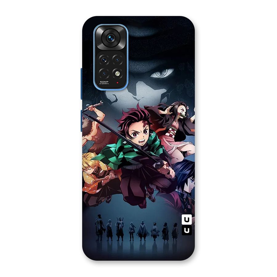 Team Demon Slayer Back Case for Redmi Note 11S