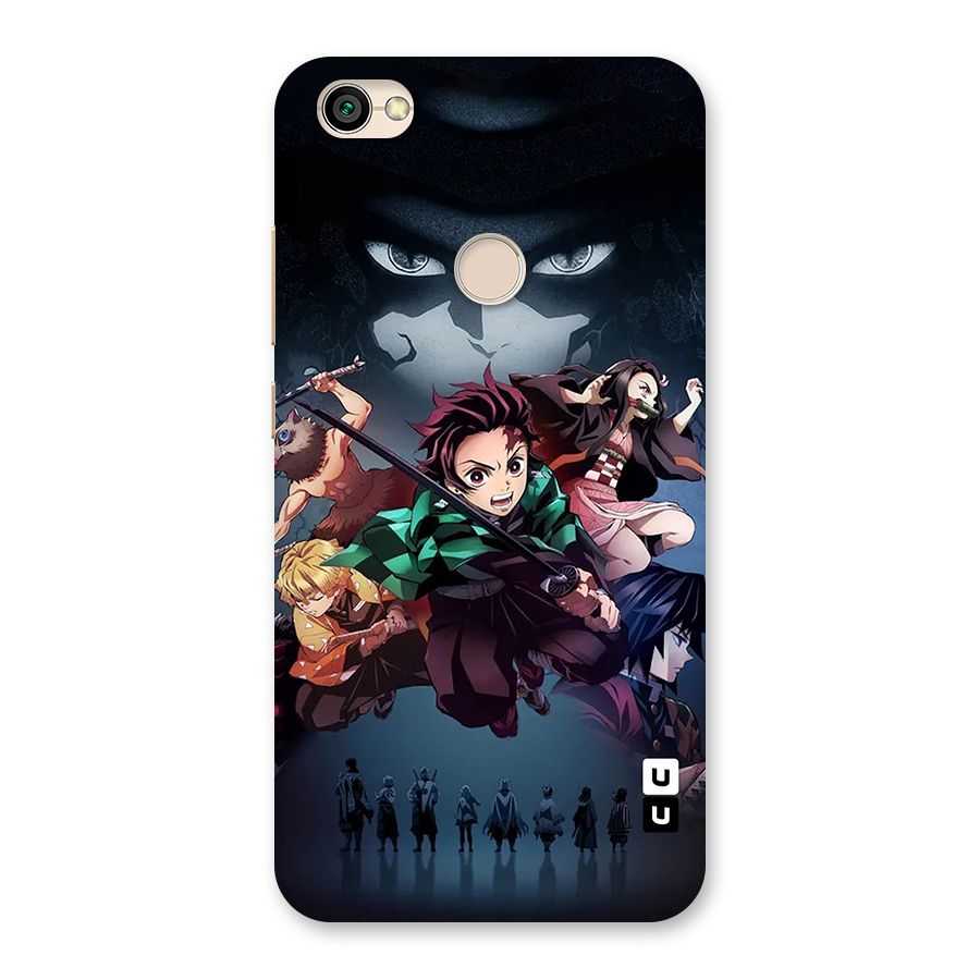 Team Demon Slayer Back Case for Redmi Y1 2017