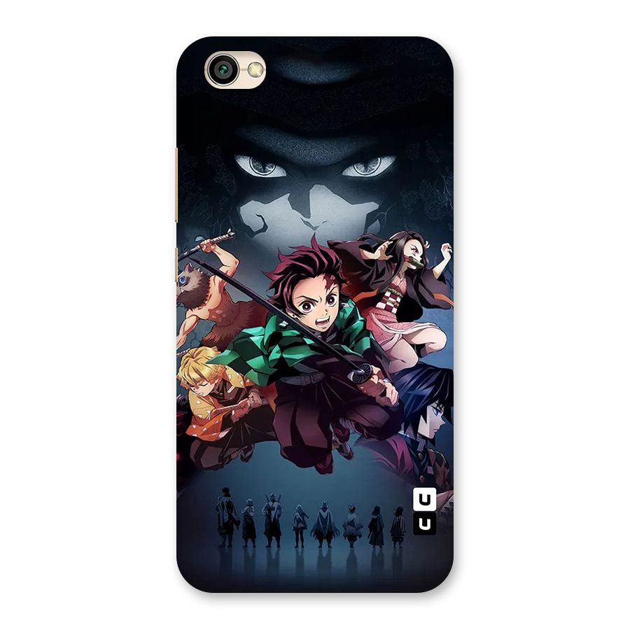 Team Demon Slayer Back Case for Redmi Y1 Lite