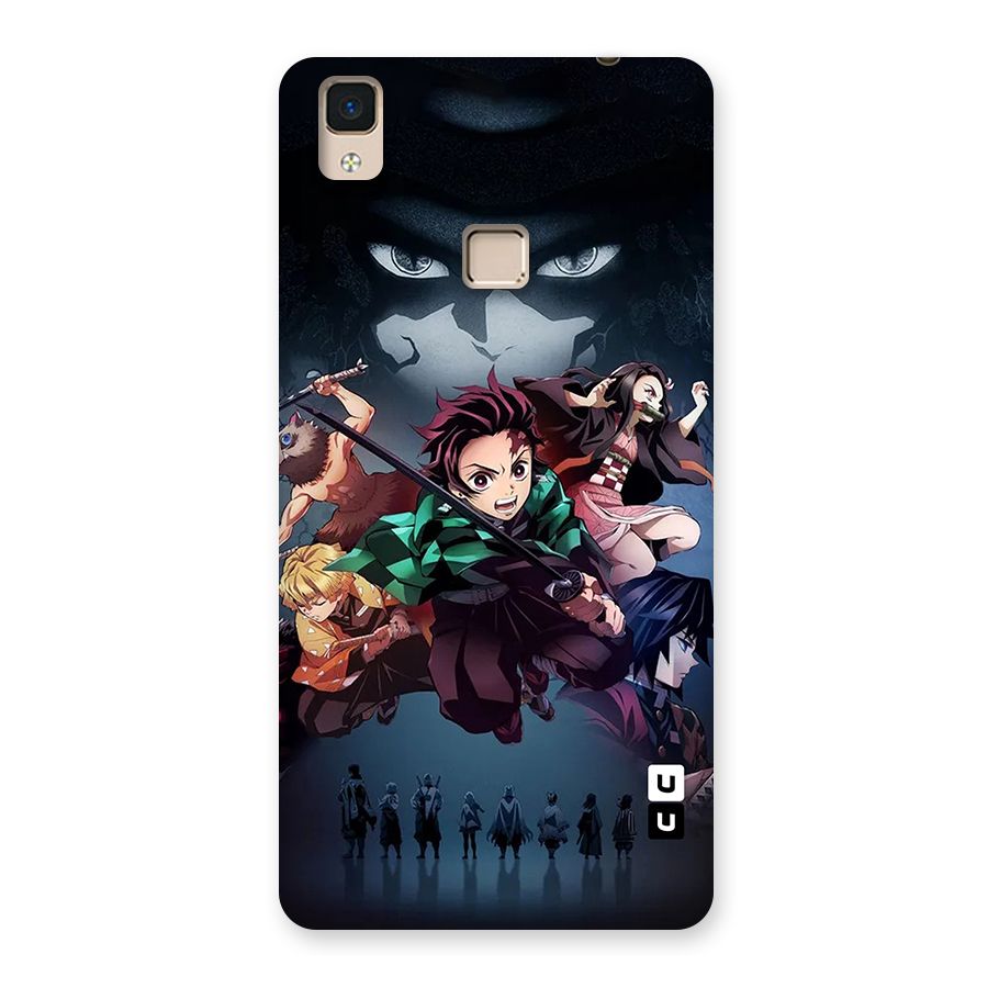 Team Demon Slayer Back Case for V3 Max