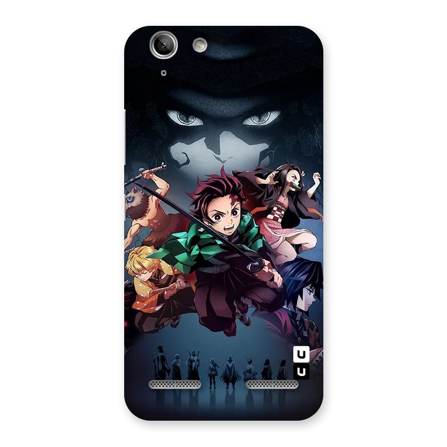 Team Demon Slayer Back Case for Vibe K5 Plus