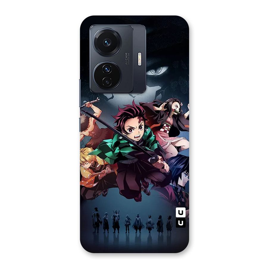 Team Demon Slayer Back Case for Vivo T1 Pro