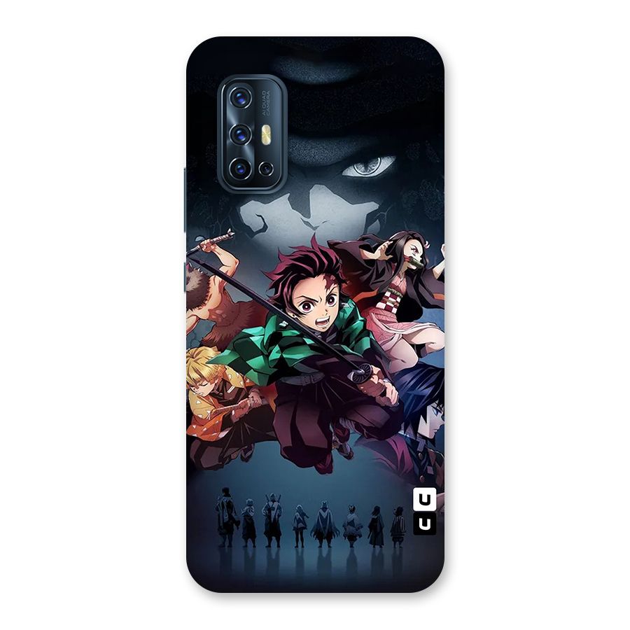 Team Demon Slayer Back Case for Vivo V17
