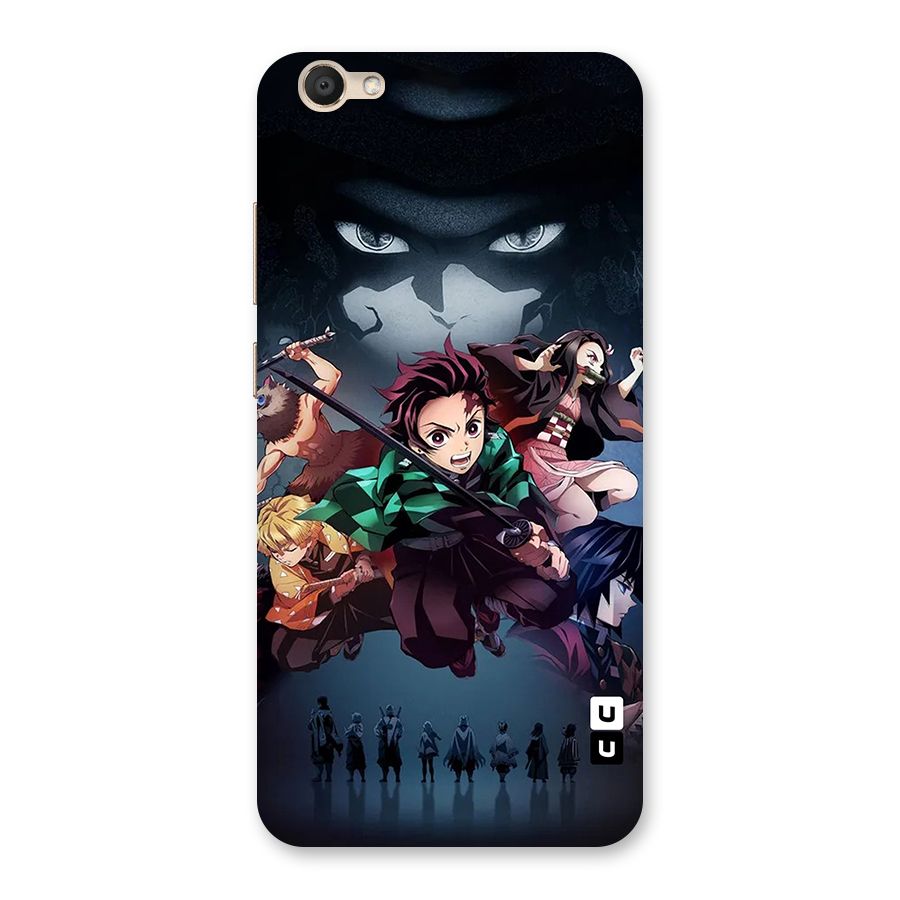 Team Demon Slayer Back Case for Vivo V5