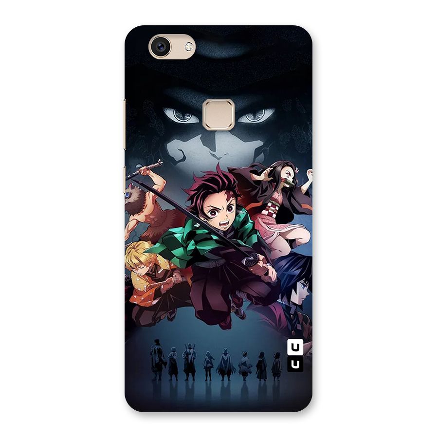 Team Demon Slayer Back Case for Vivo V7