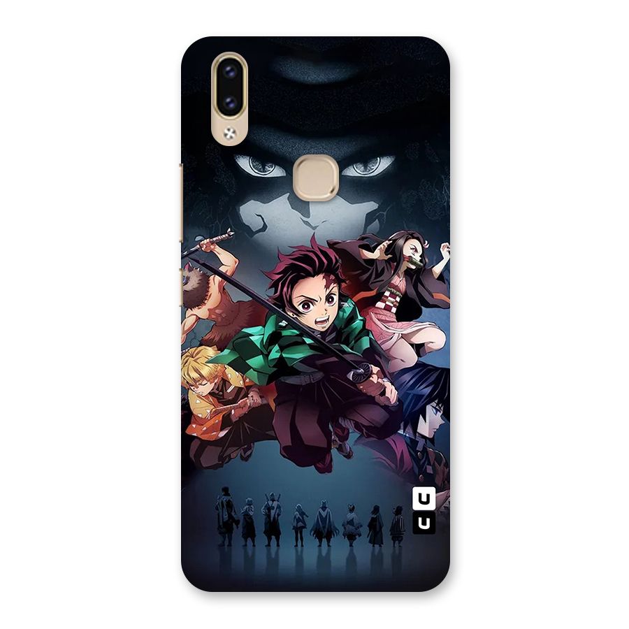 Team Demon Slayer Back Case for Vivo V9 Youth