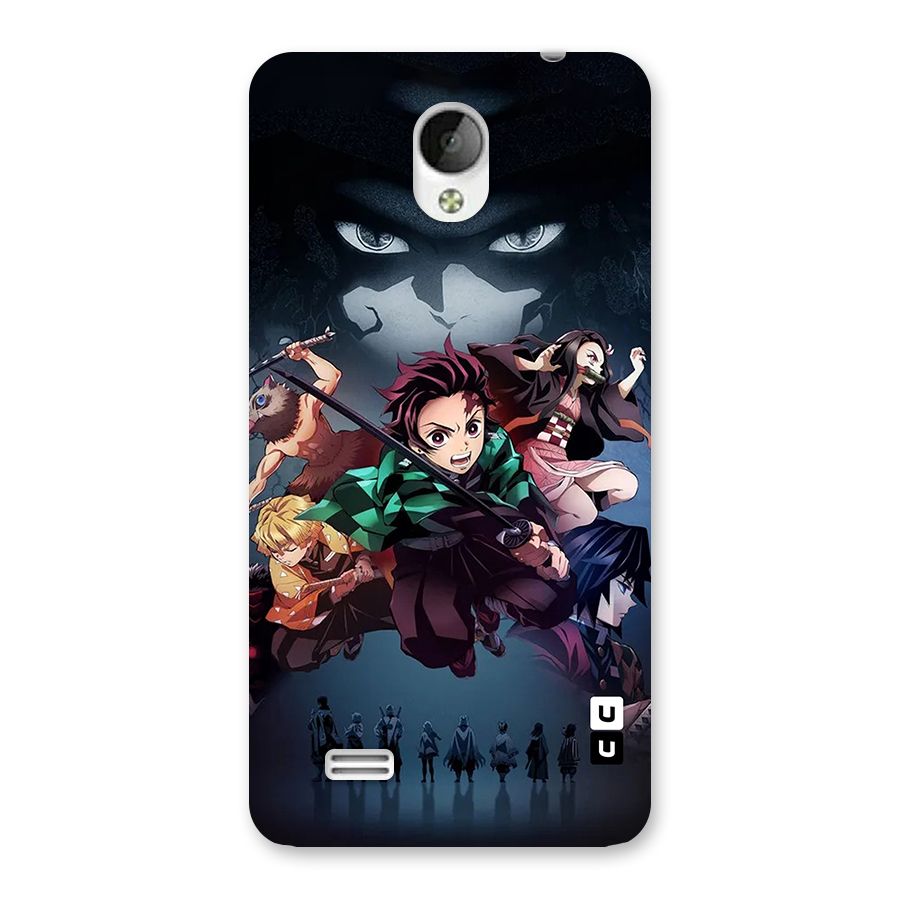 Team Demon Slayer Back Case for Vivo Y21