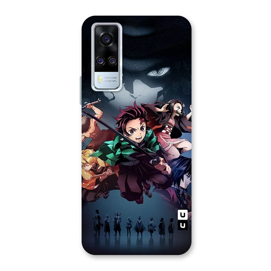 Team Demon Slayer Back Case for Vivo Y31