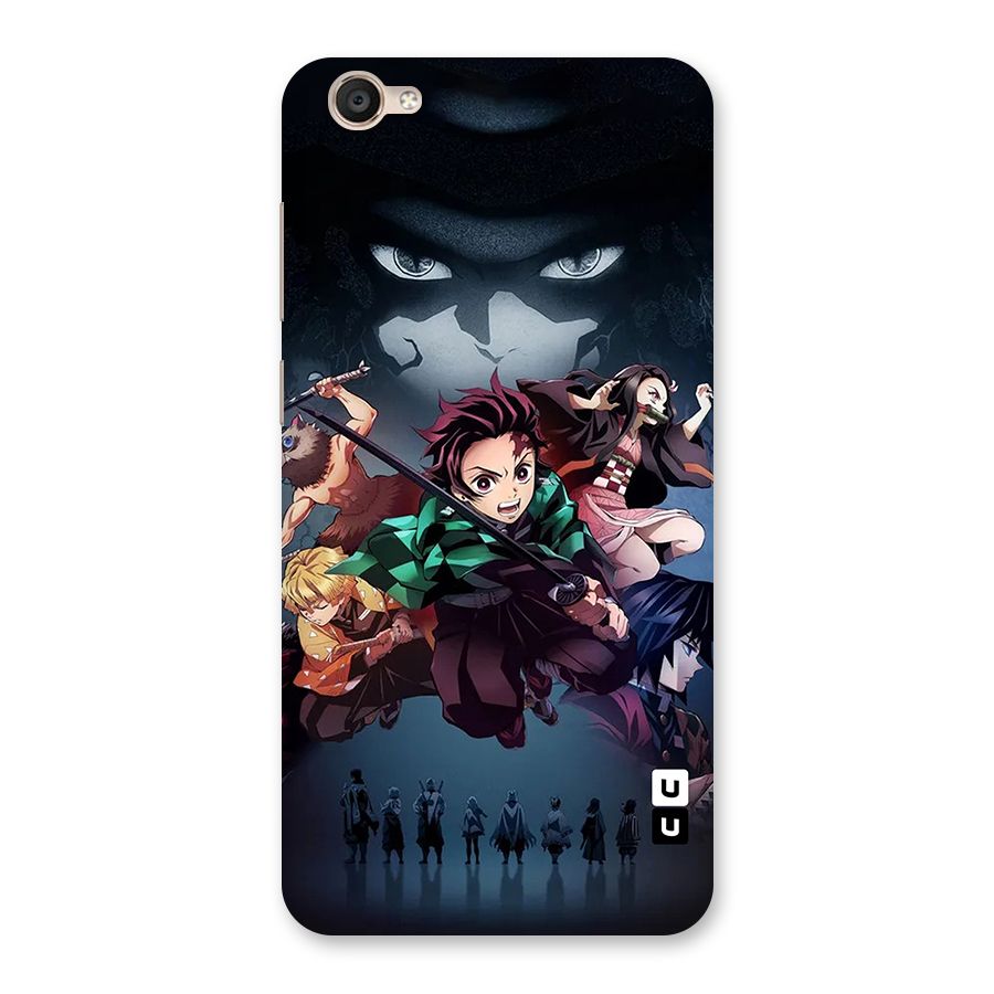 Team Demon Slayer Back Case for Vivo Y55s