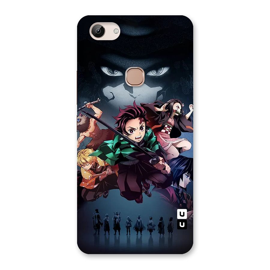 Team Demon Slayer Back Case for Vivo Y83