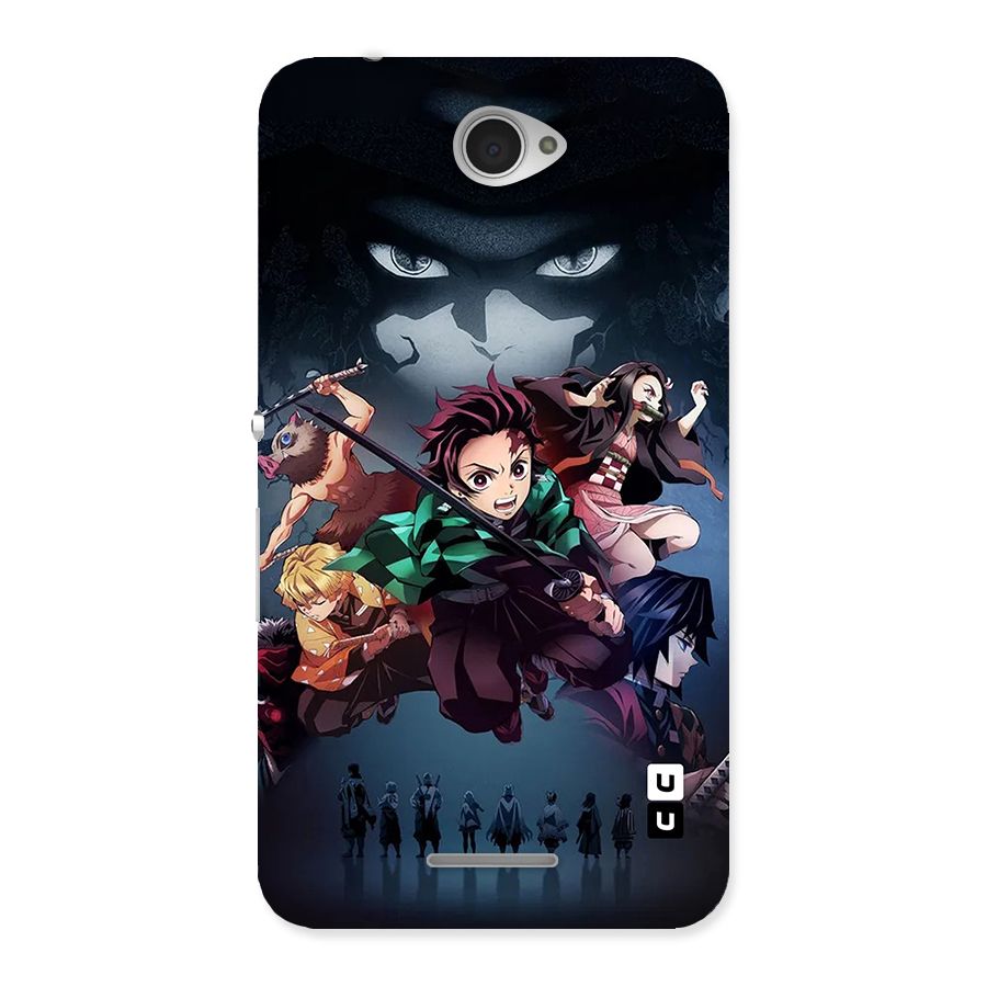 Team Demon Slayer Back Case for Xperia E4